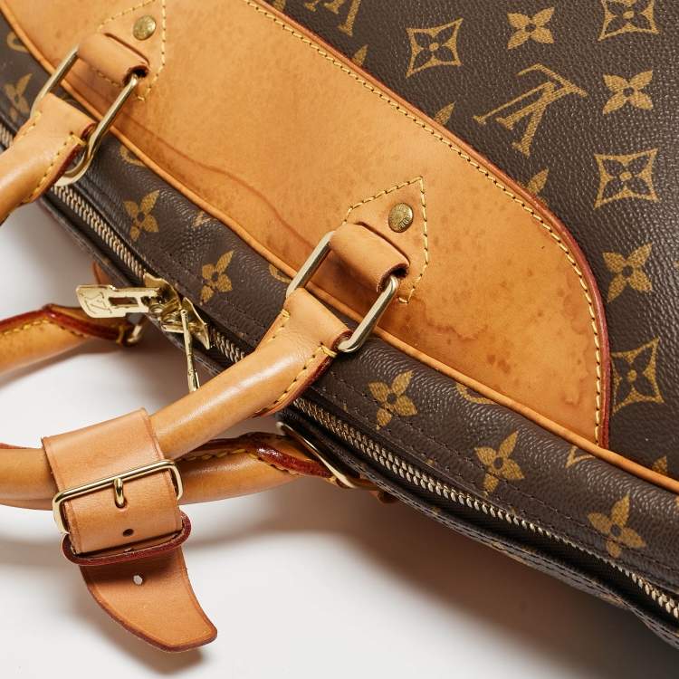 Pre Owned Louis Vuitton Monogram Canvas And Leather Alize 1 Poches Soft Suitcase
