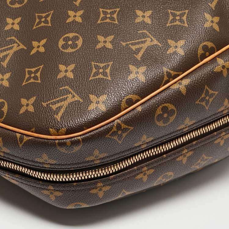 Pre Owned Louis Vuitton Monogram Canvas And Leather Alize 1 Poches Soft Suitcase