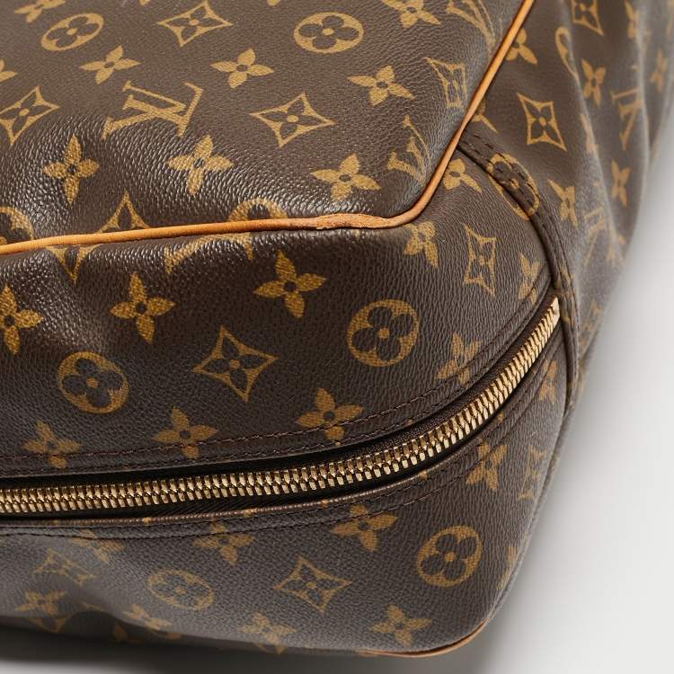 Pre Owned Louis Vuitton Monogram Canvas And Leather Alize 1 Poches Soft Suitcase