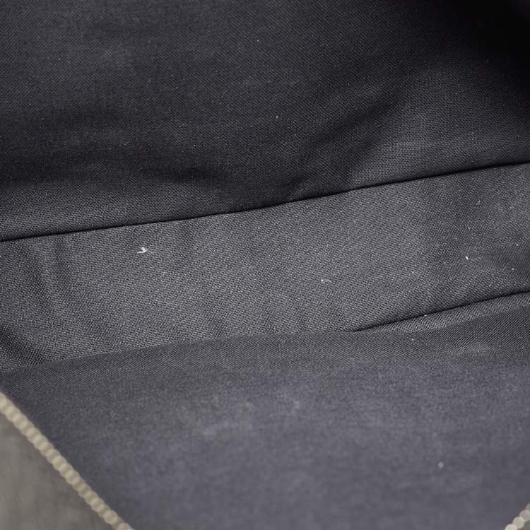 Pre Owned Louis Vuitton Black Taiga Leather Documents Briefcase Bag