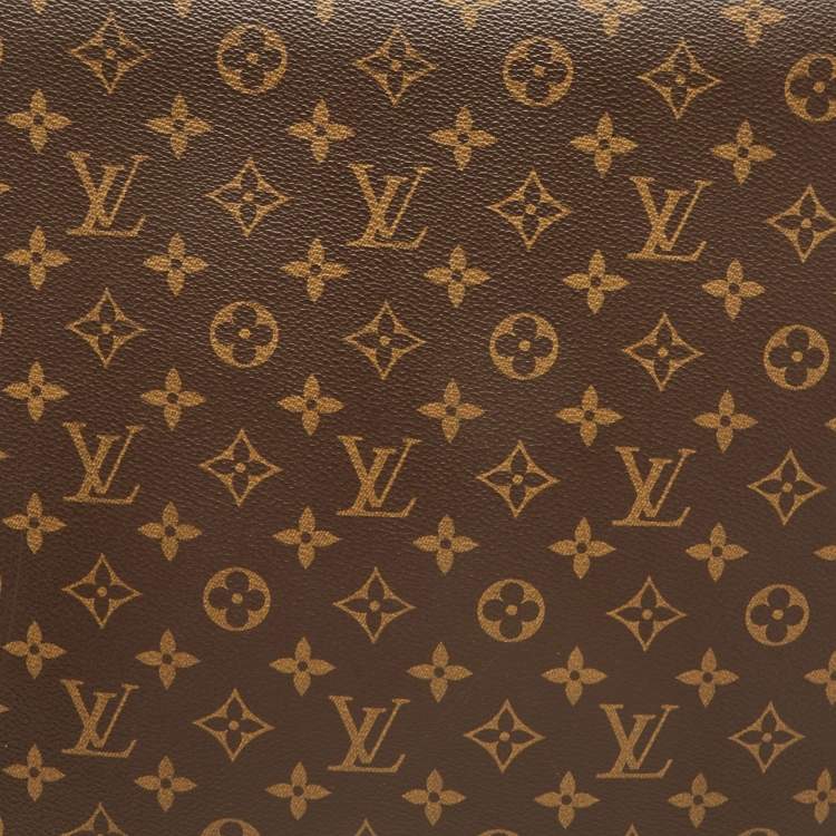 Pre Owned Louis Vuitton Brown Monogram Canvas Zephyr 70 Rolling Suitcase