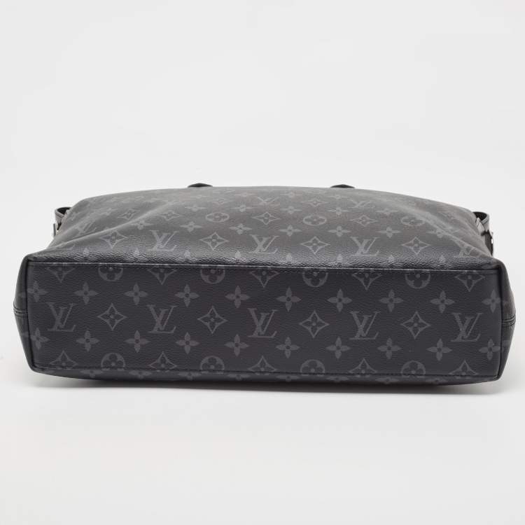 Pre Owned Louis Vuitton Monogram Eclipse Canvas Explorer Briefcase
