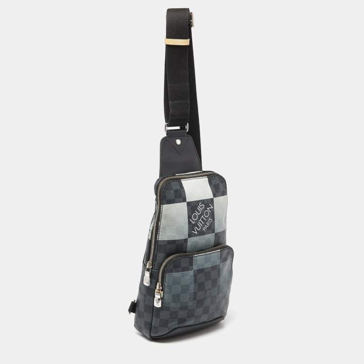 Pre Owned Louis Vuitton Damier Graphite Avenue Sling Bag