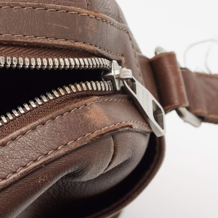 Pre Owned Louis Vuitton Brown Damier Infini Leather Calypso Messenger GM Bag