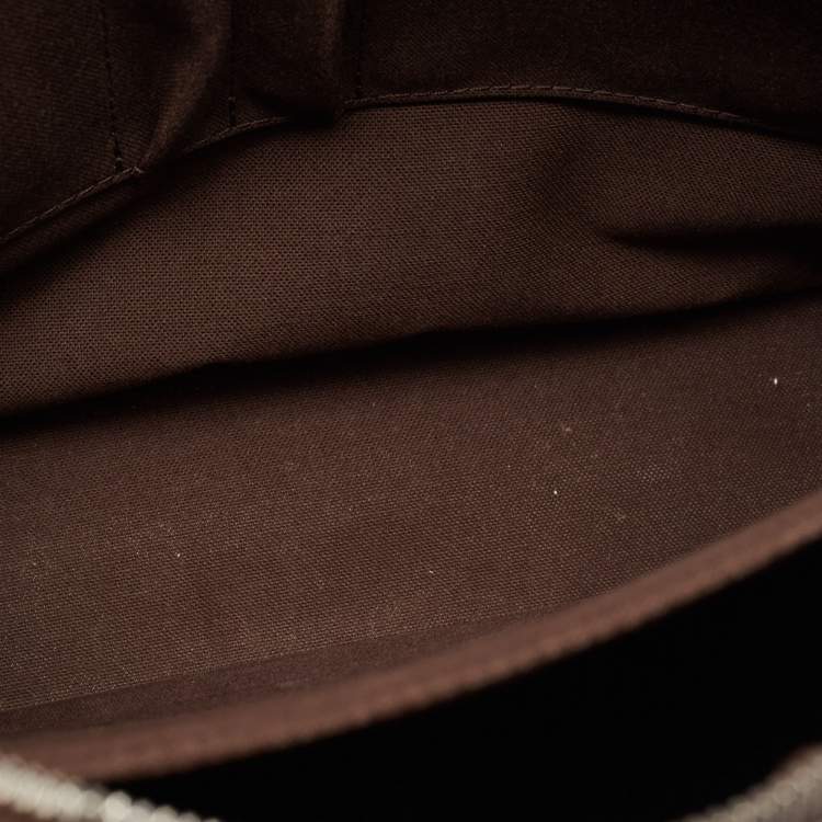 Pre Owned Louis Vuitton Brown Damier Infini Leather Calypso Messenger GM Bag