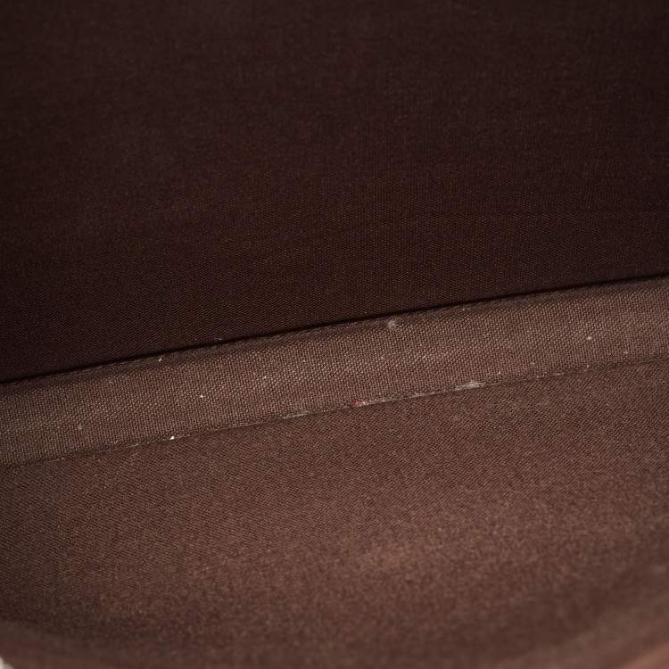 Pre Owned Louis Vuitton Brown Damier Infini Leather Calypso Messenger GM Bag