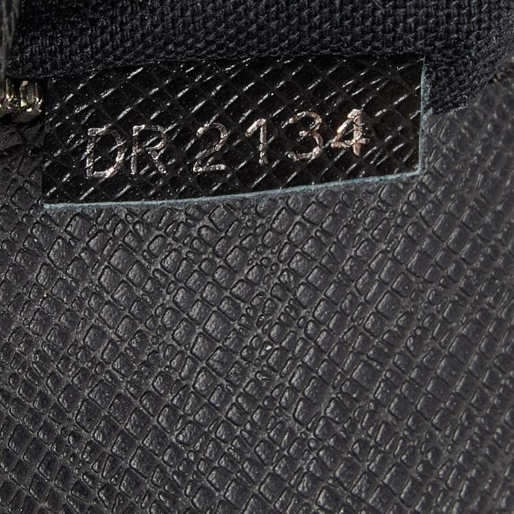 Pre Owned Louis Vuitton Black Taiga Leather Porte Documents Briefcase Bag