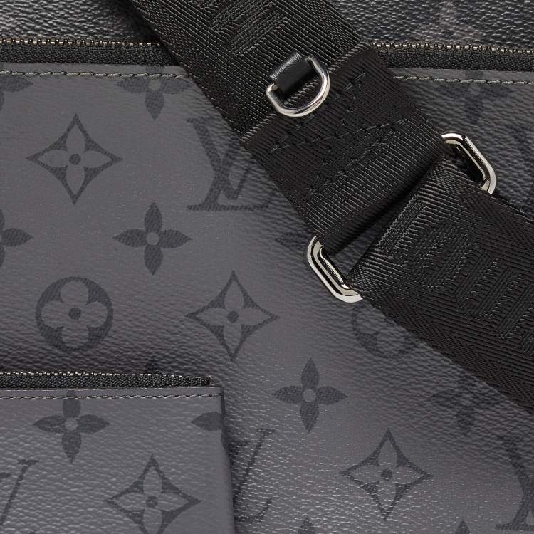 Pre Owned Louis Vuitton Monogram Eclipse Canvas Trio Messenger Bag