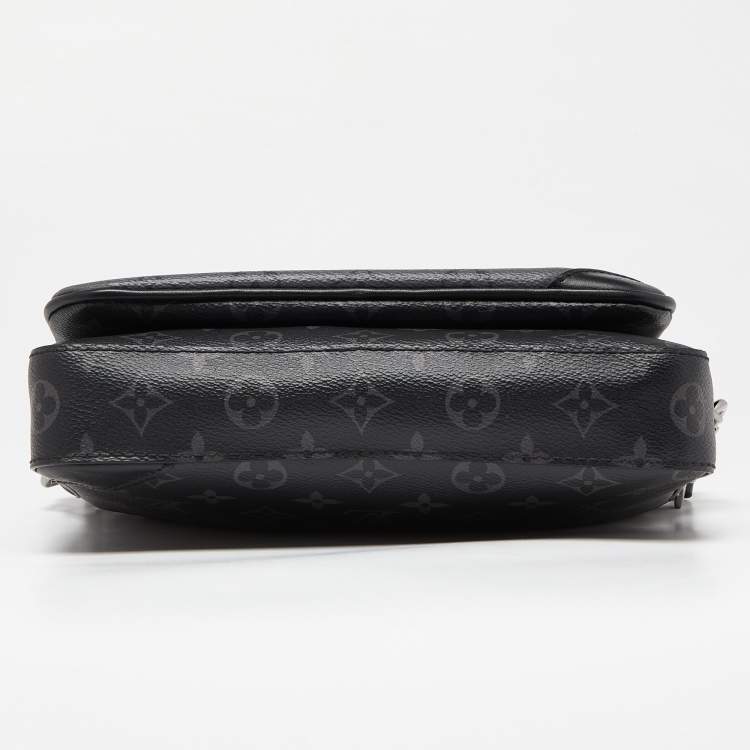 Pre Owned Louis Vuitton Monogram Eclipse Canvas Trio Messenger Bag