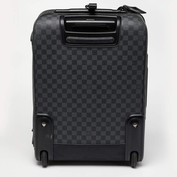 Pre Owned Louis Vuitton Damier Graphite Canvas Pegase 55 Luggage