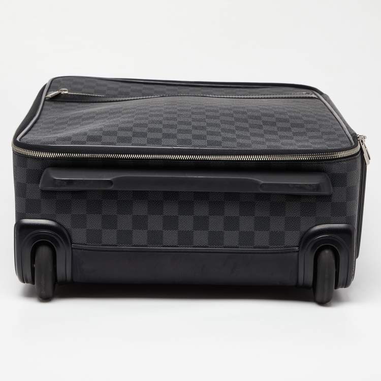 Pre Owned Louis Vuitton Damier Graphite Canvas Pegase 55 Luggage