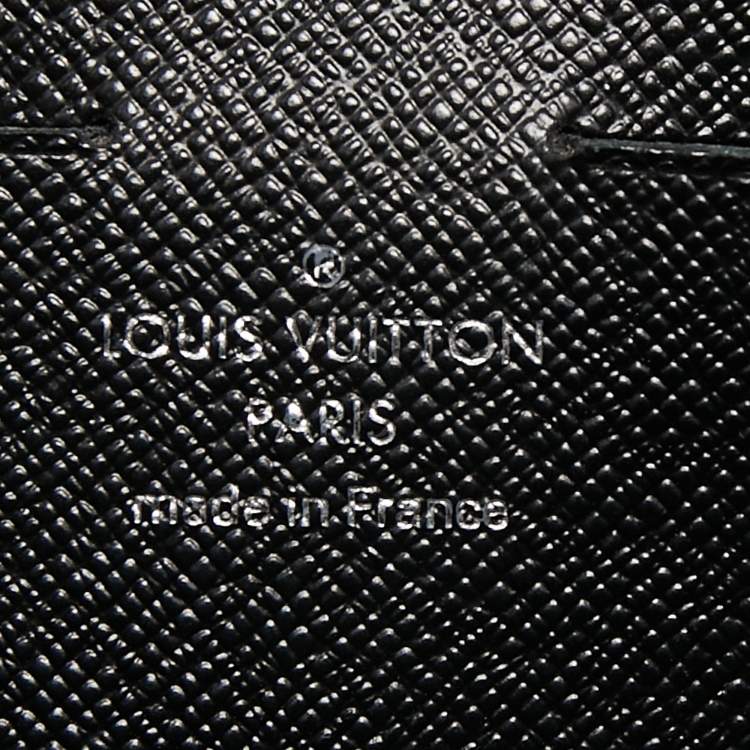 Pre Owned Louis Vuitton Black Taiga Leather Kasai Clutch Bag