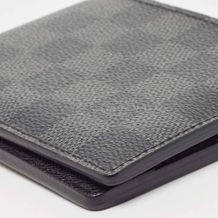 Pre Owned Louis Vuitton Damier Graphite Canvas Multiple Bifold Wallet
