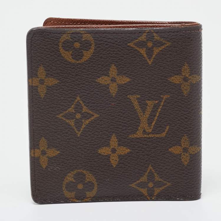 Pre Owned Louis Vuitton Monogram Canvas Card Holder Wallet 