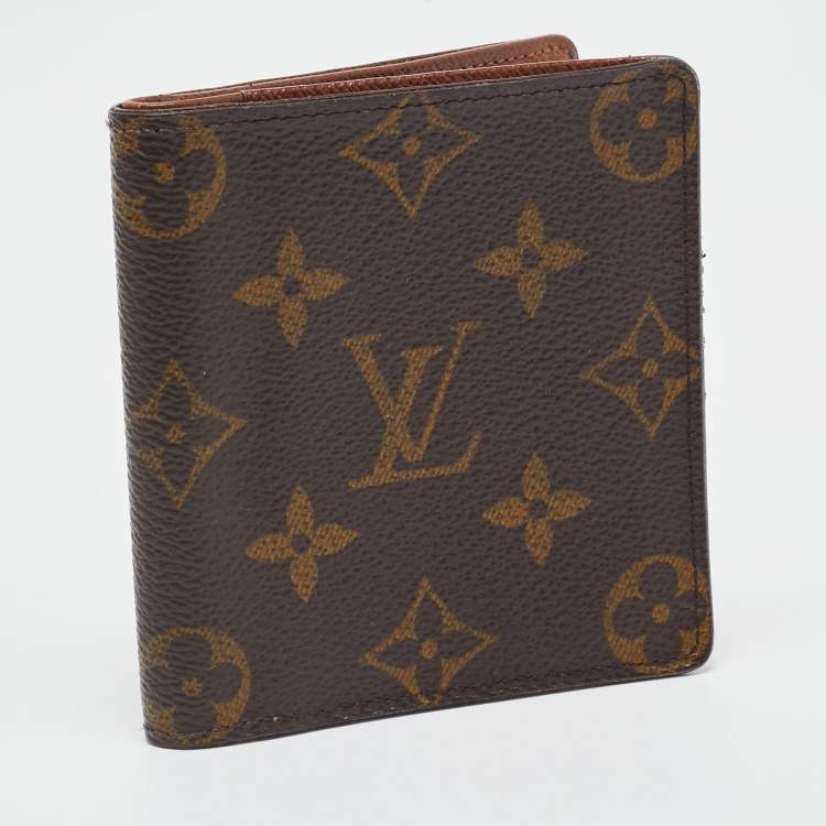 Pre Owned Louis Vuitton Monogram Canvas Card Holder Wallet 