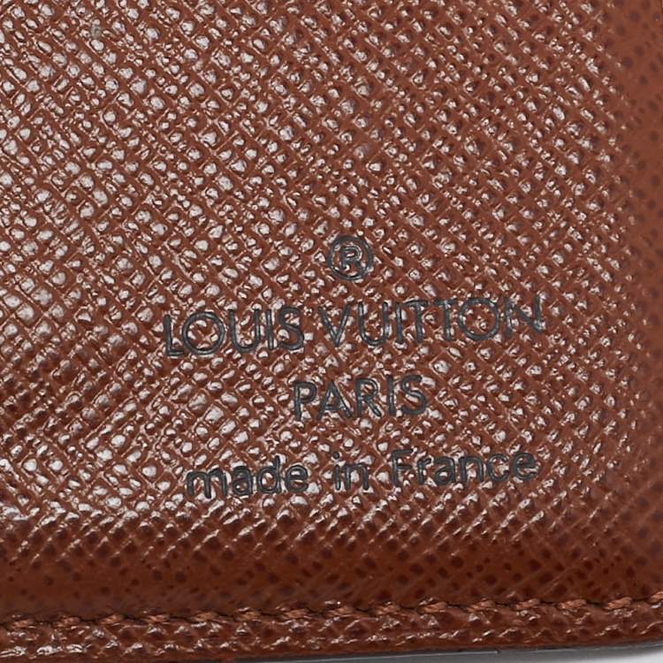 Pre Owned Louis Vuitton Monogram Canvas Card Holder Wallet 