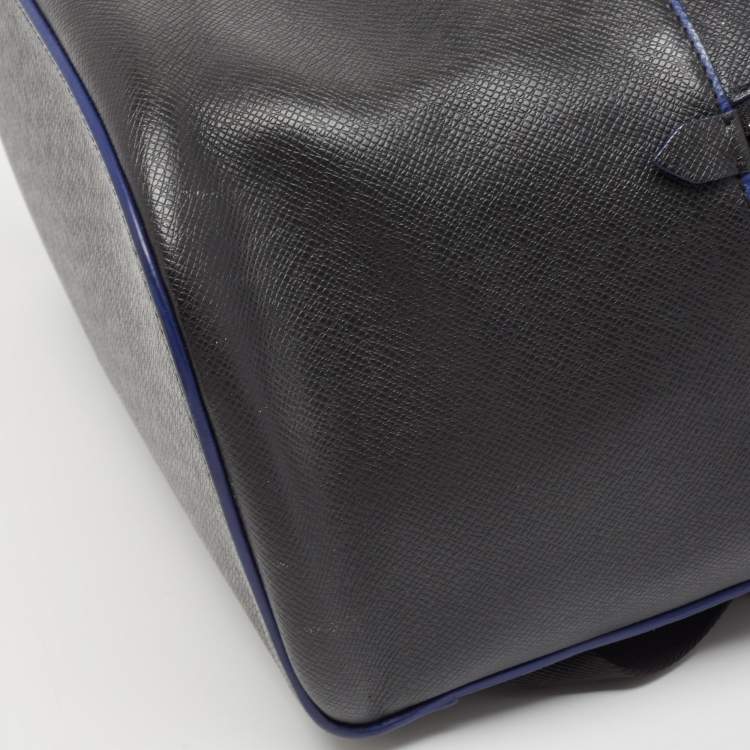 Pre Owned Louis Vuitton Black Taiga Lether Anton Backpack