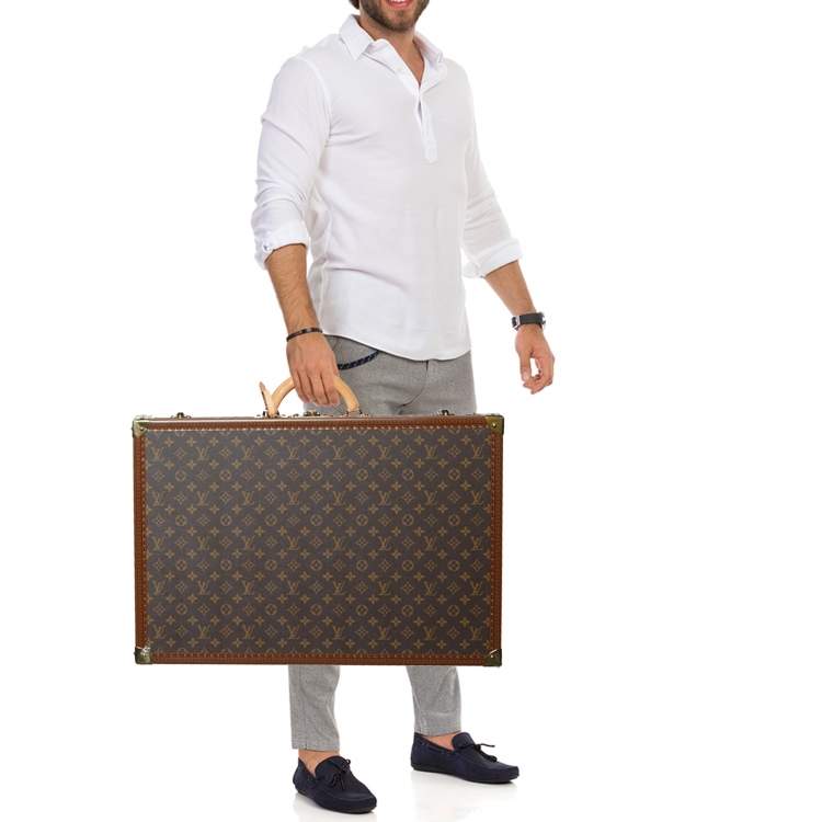 Pre Owned Louis Vuitton Monogram Canvas Bisten 65 Hardsided Suitcase