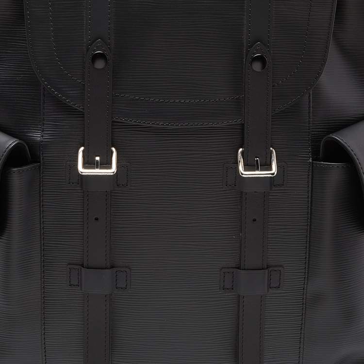 مملوكة مسبقًا Louis Vuitton Black Epi Leather Christopher PM Backpack