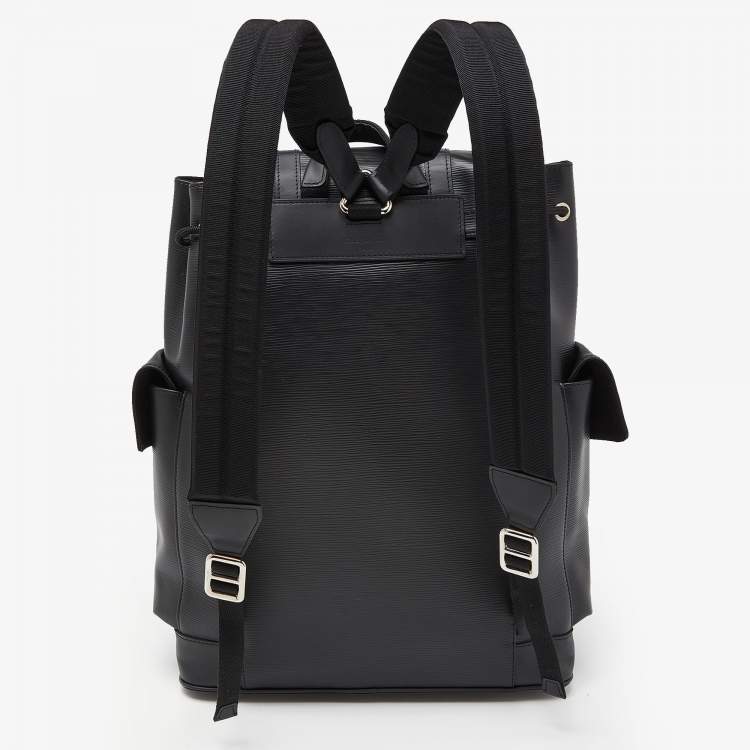مملوكة مسبقًا Louis Vuitton Black Epi Leather Christopher PM Backpack
