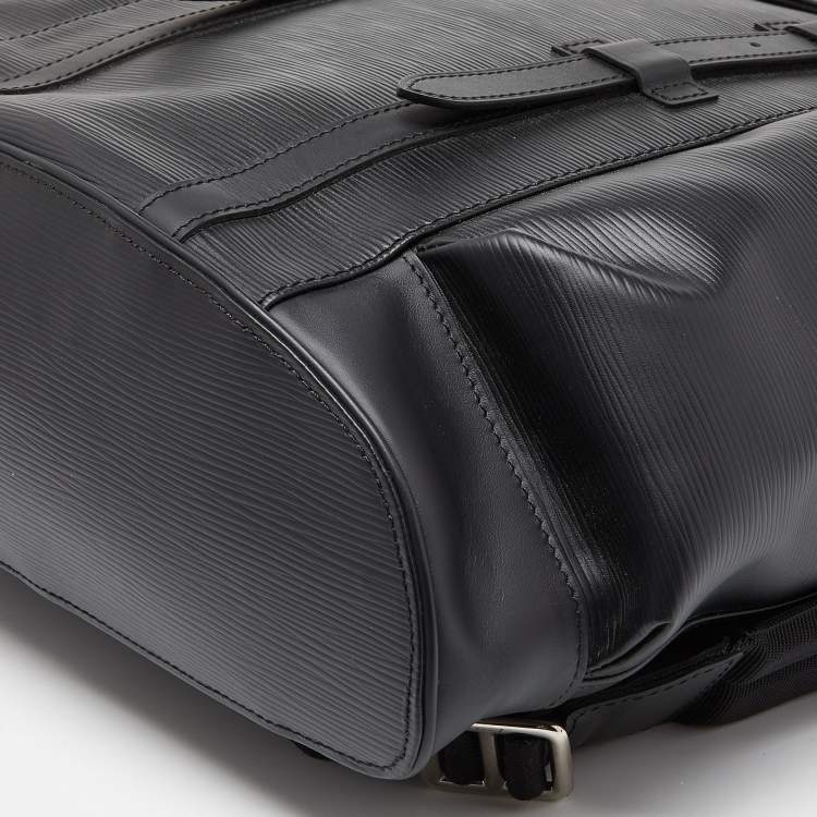 مملوكة مسبقًا Louis Vuitton Black Epi Leather Christopher PM Backpack