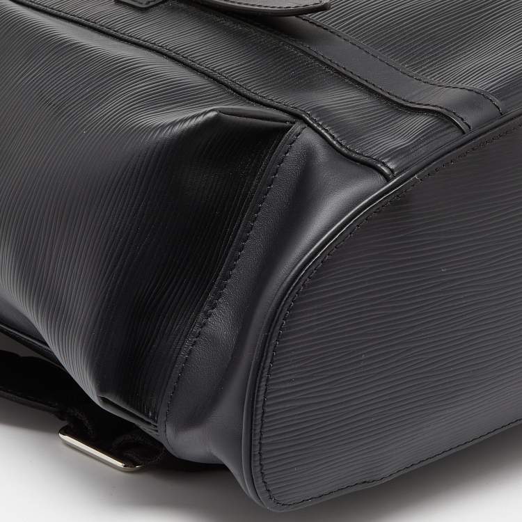 مملوكة مسبقًا Louis Vuitton Black Epi Leather Christopher PM Backpack