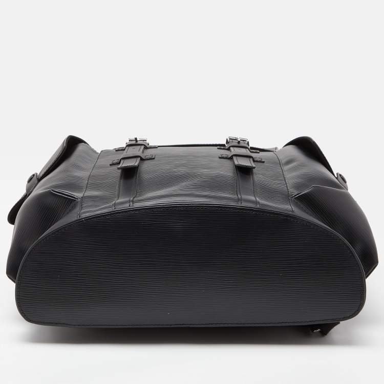 مملوكة مسبقًا Louis Vuitton Black Epi Leather Christopher PM Backpack