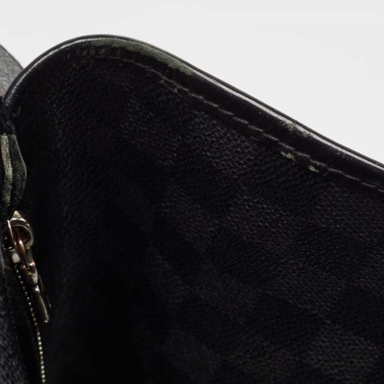 Pre Owned Louis Vuitton Damier Graphite Canvas Daniel GM Bag