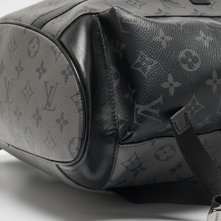 Pre Owned Louis Vuitton Monogram Eclipse Canvas Christopher MM Backpack