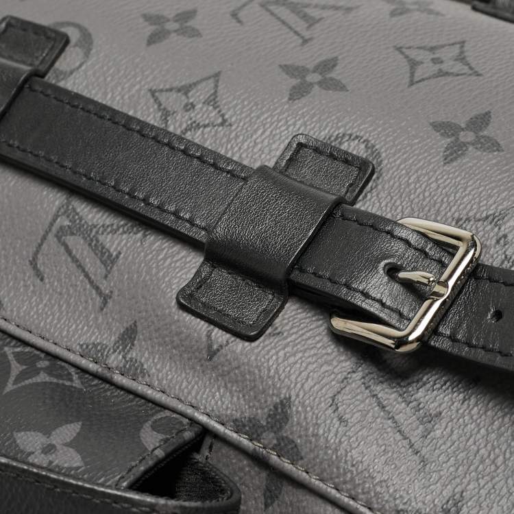 Pre Owned Louis Vuitton Monogram Eclipse Canvas Christopher MM Backpack