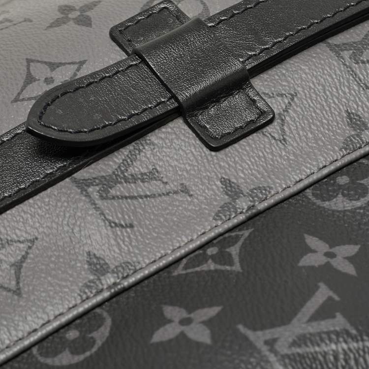 Pre Owned Louis Vuitton Monogram Eclipse Canvas Christopher MM Backpack