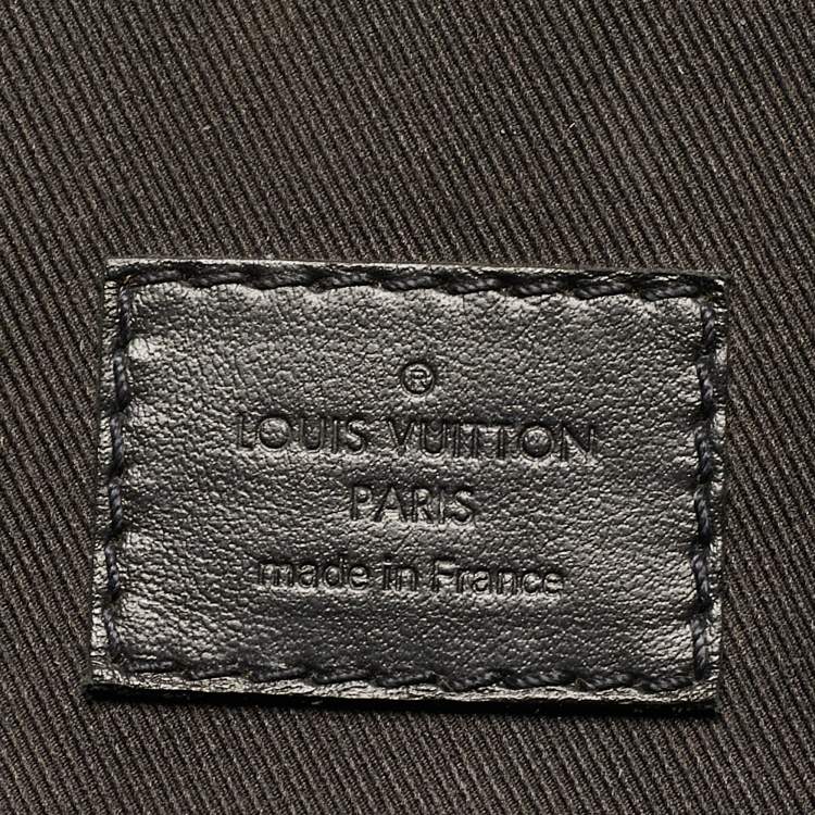 Pre Owned Louis Vuitton Monogram Eclipse Canvas Christopher MM Backpack