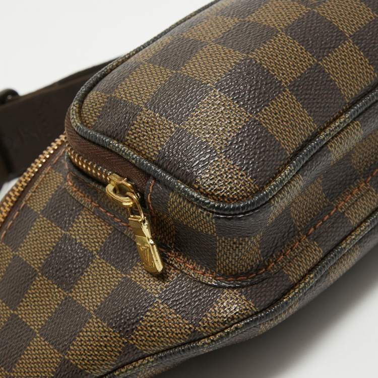 Pre Owned Louis Vuitton Damier Ebene Canvas Merville Belt Bag