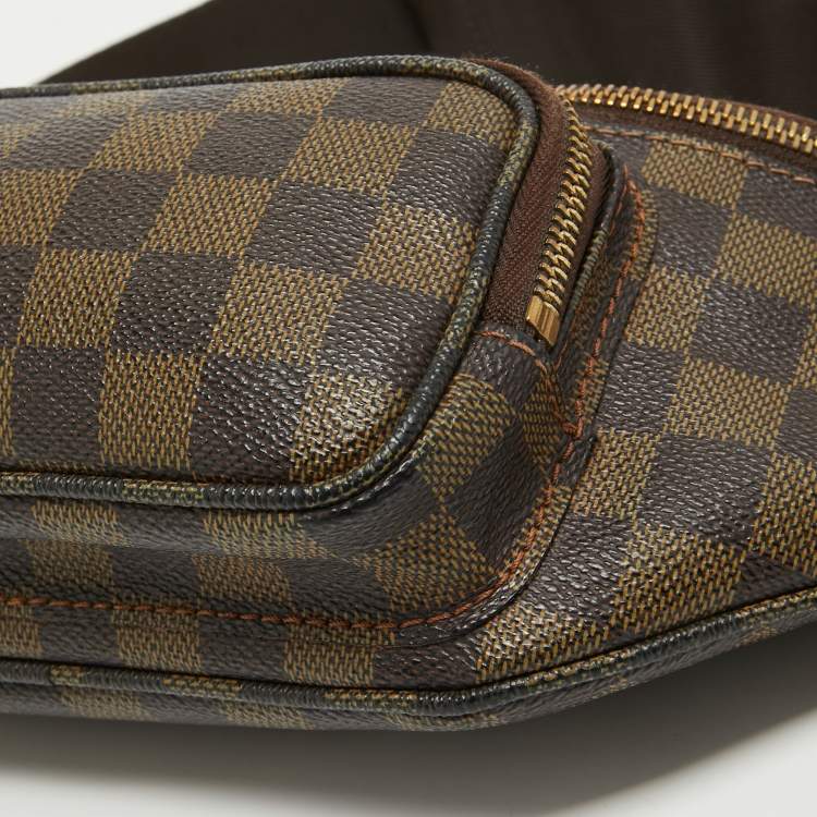 Pre Owned Louis Vuitton Damier Ebene Canvas Merville Belt Bag