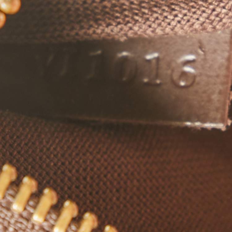 Pre Owned Louis Vuitton Damier Ebene Canvas Merville Belt Bag