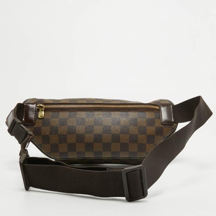 Pre Owned Louis Vuitton Damier Ebene Canvas Merville Belt Bag
