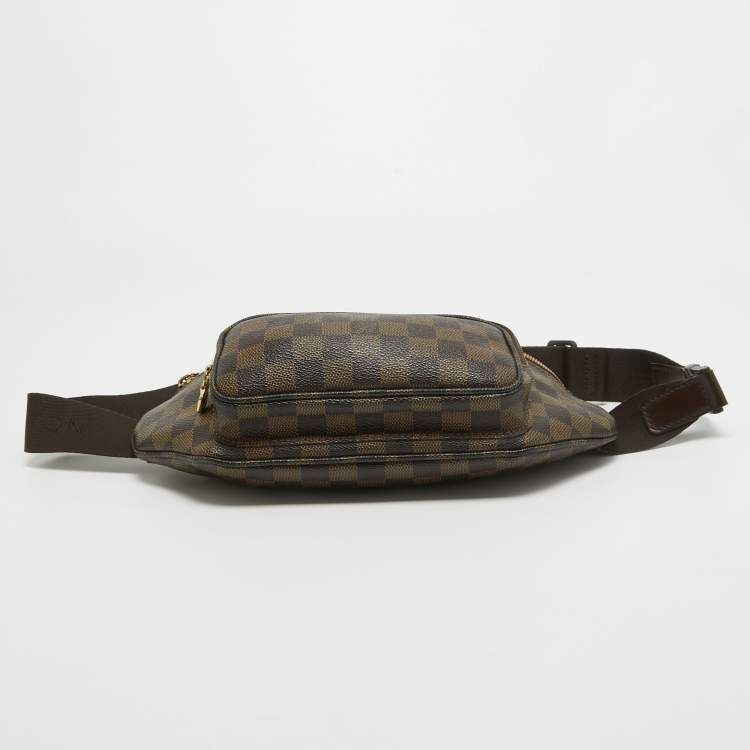 Pre Owned Louis Vuitton Damier Ebene Canvas Merville Belt Bag