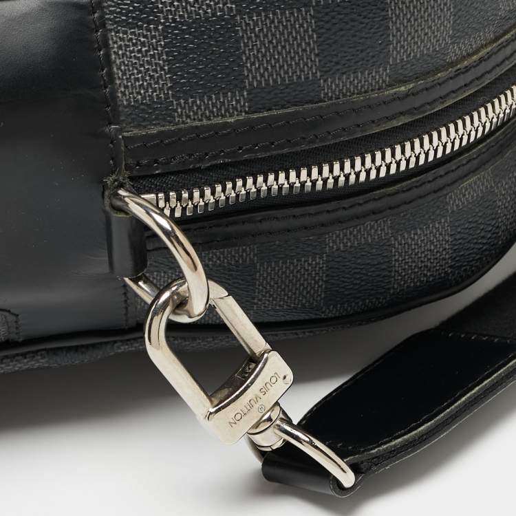 Pre Owned Louis Vuitton Damier Graphite Canvas Jorn Bag