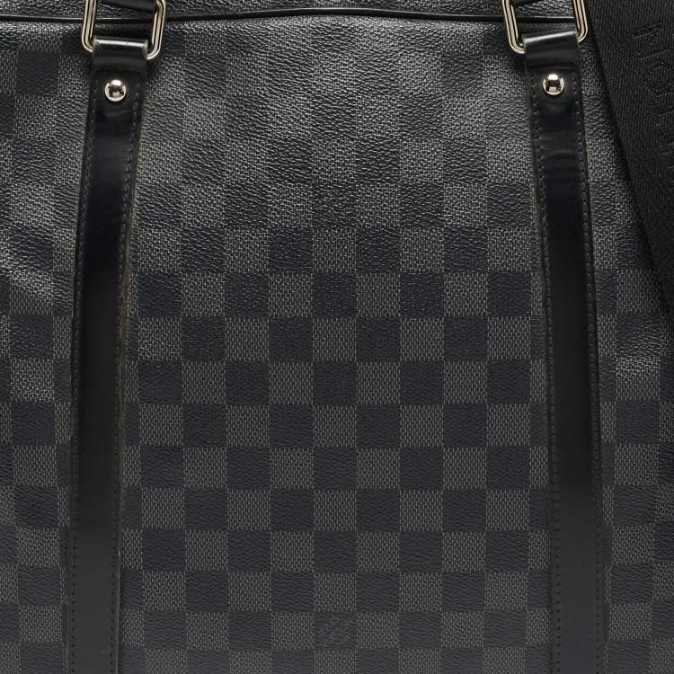 Pre Owned Louis Vuitton Damier Graphite Canvas Jorn Bag