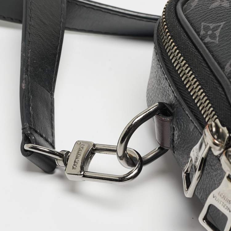 Pre Owned Louis Vuitton Monogram Eclipse Canvas Multipocket Patchwork Messenger Bag