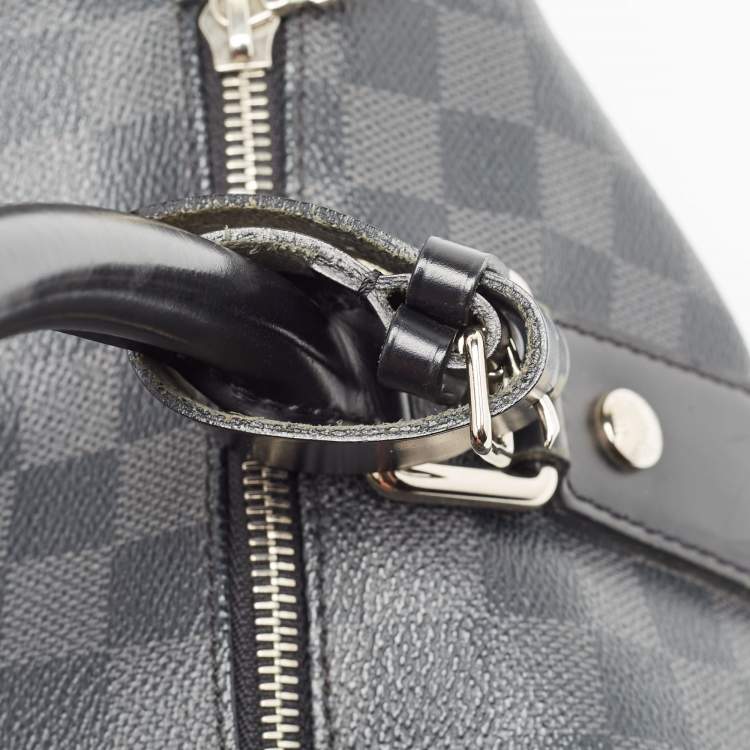 Pre Owned Louis Vuitton Damier Graphite Canvas Roadster 50 Bag