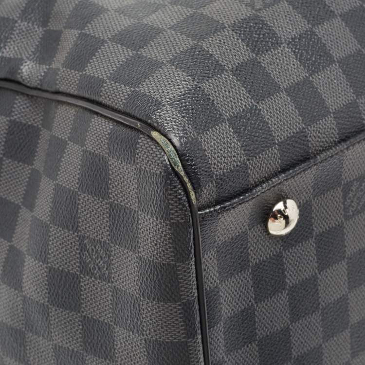Pre Owned Louis Vuitton Damier Graphite Canvas Roadster 50 Bag