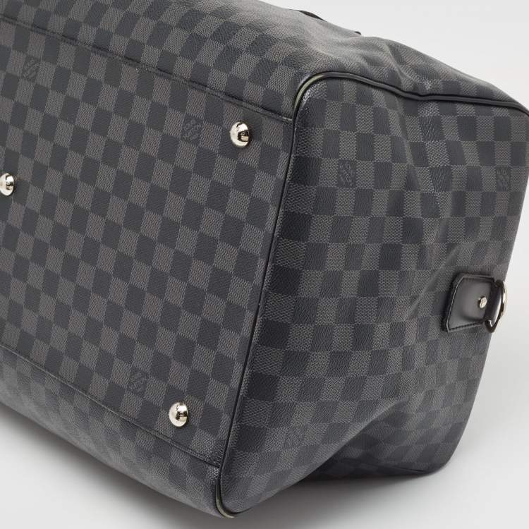 Pre Owned Louis Vuitton Damier Graphite Canvas Roadster 50 Bag