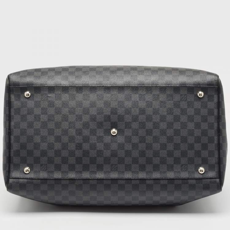 Pre Owned Louis Vuitton Damier Graphite Canvas Roadster 50 Bag