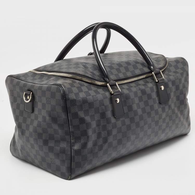 Pre Owned Louis Vuitton Damier Graphite Canvas Roadster 50 Bag