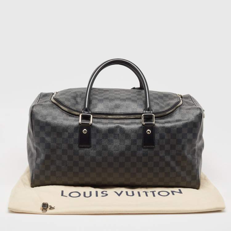 Pre Owned Louis Vuitton Damier Graphite Canvas Roadster 50 Bag