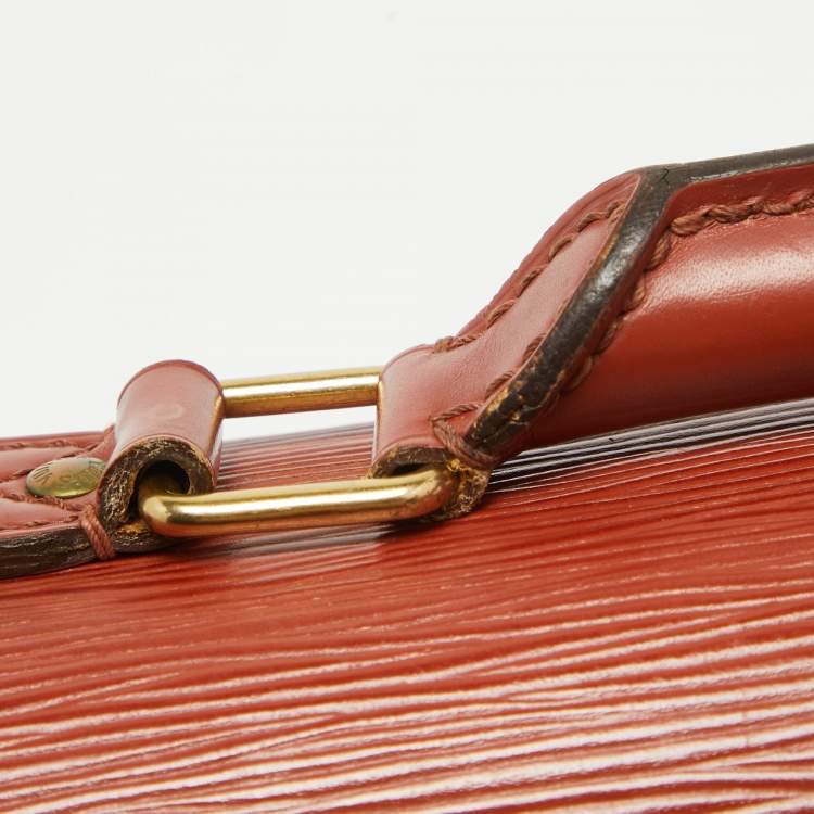 Pre Owned Louis Vuitton Cipango Gold Epi Leather Serviette Conseiller Briefcase