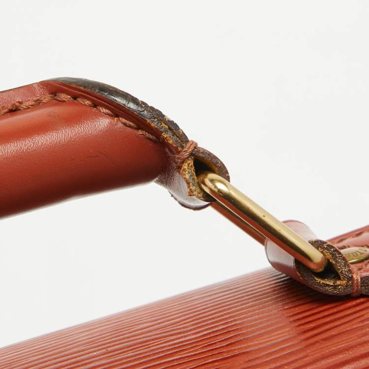 Pre Owned Louis Vuitton Cipango Gold Epi Leather Serviette Conseiller Briefcase