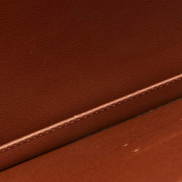 Pre Owned Louis Vuitton Cipango Gold Epi Leather Serviette Conseiller Briefcase