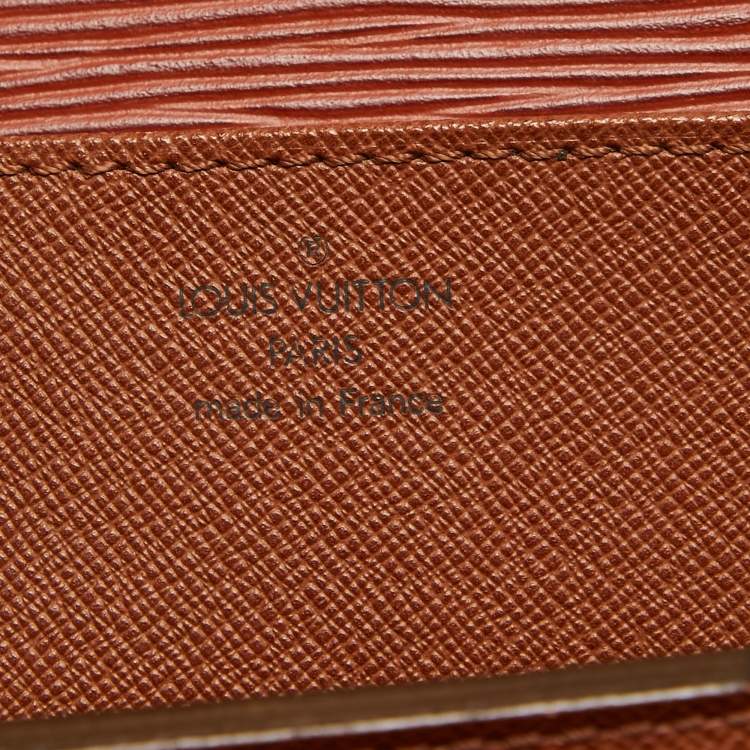Pre Owned Louis Vuitton Cipango Gold Epi Leather Serviette Conseiller Briefcase